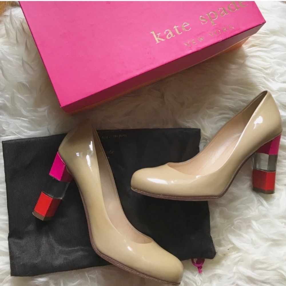 kate spade | “Leslie” patent pump | 7.5